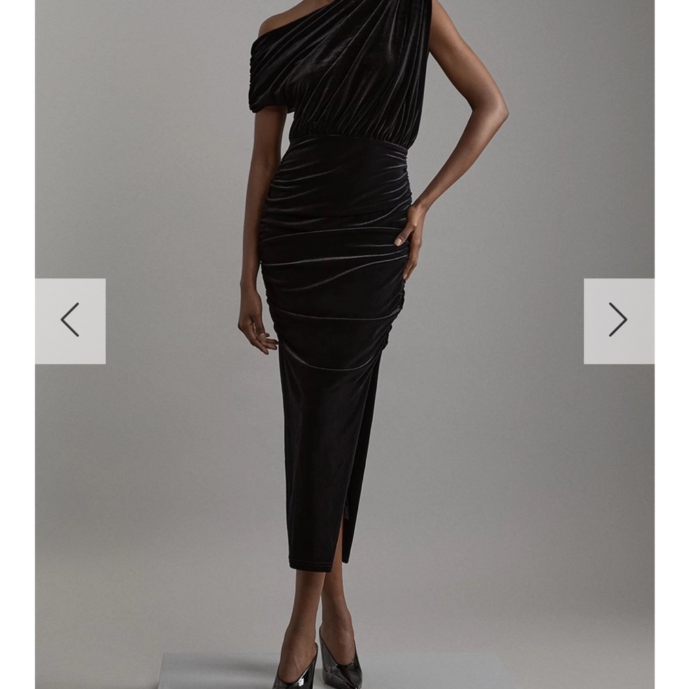 Karen Millen One Shoulder Black Dress